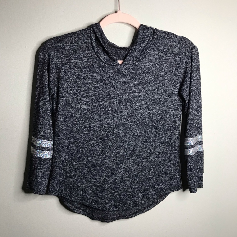 Justice Girl's Varsity Pullover Jacket Size 8